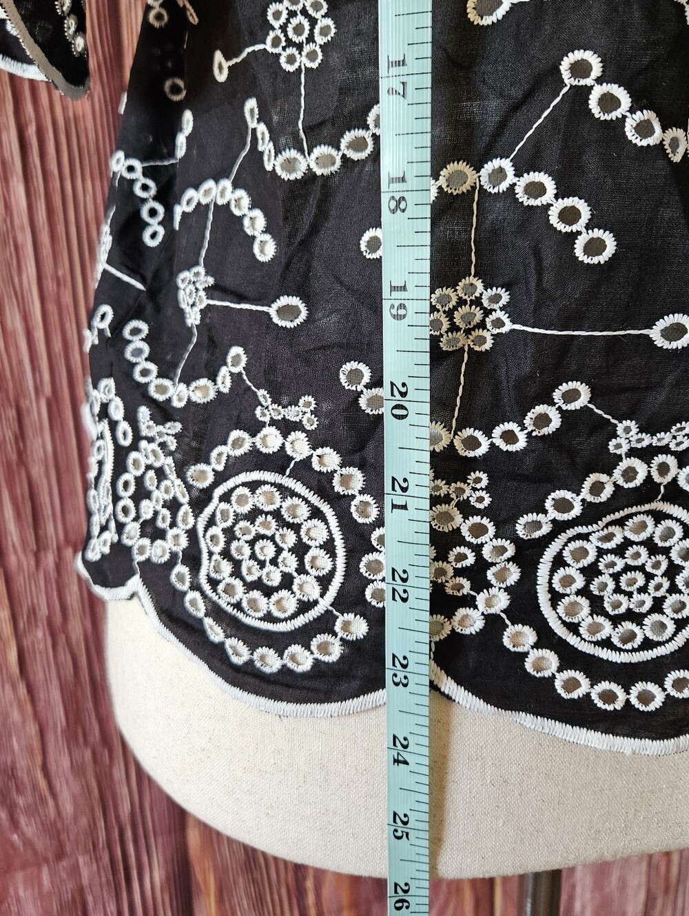 NWT. Joie Black and White Pleated Peasant Blouse - Picture 9 of 9